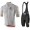 2020 UAE Tour Fahrradbekleidung Kurzamtrikot+Trägerhose kurz Weiß