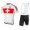 2016 ASSOS Fahrradbekleidung Radteamtrikot Kurzarm+Kurz Radhose Kaufen Rot weiß 19PI9