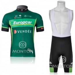 Europcar Pro Team Vendee Fahrradbekleidung Radteamtrikot Kurzarm+Kurz Radhose Kaufen grün CDF4Y