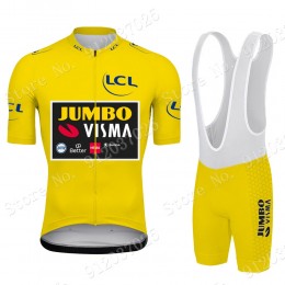 Grun Jumbo Visma Tour De France 2021 Team Fahrradbekleidung Radteamtrikot Kurzarm+Kurz Radhose 5O88AH