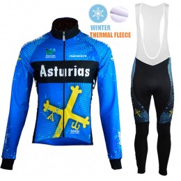Winter Fleece Asturias Pro Team 2021 Fahrradbekleidung Radtrikot Langarm+Lang Radhose Online SYoHk6