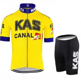 KAS Pro 2021 Team Fahrradbekleidung Radteamtrikot Kurzarm+Kurz Radhose cGOpNx