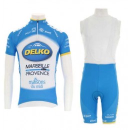 2016 KTM-Delko Marseille Provence blau Fahrradbekleidung Radteamtrikot Kurzarm+Kurz Radhose Kaufen 6RX75