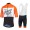 2017 Morvelo Nauty Nth Fahrradbekleidung Radteamtrikot Kurzarm+Kurz Radhose Kaufen oranje Q83BJ