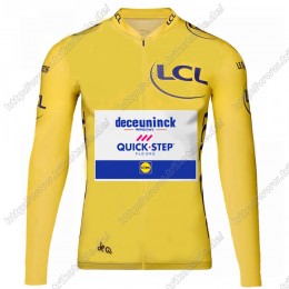 Deceuninck quick step 2021 Tour De France Fahrradbekleidung Radtrikot Langarm YFVYD
