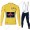 Team INEOS Grenadier Tour De France 2021 Herren Fahrradbekleidung Radtrikot Langarm+Lang Trägerhose Yellow ZELZK