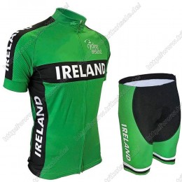 Ireland 2021 Fahrradbekleidung Radteamtrikot Kurzarm+Kurz Radhose Kaufen GTAMI