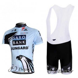 Saxo Bank Sungard Pro Team Fahrradbekleidung Radteamtrikot Kurzarm+Kurz Radhose Kaufen weiß 59MJ2