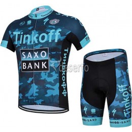 2015 Saxo Bank Tinkoff Fahrradbekleidung Radteamtrikot Kurzarm+Kurz Radhose Camouflage GWKCZ