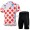 Tour de France Dot-achtige Radbekleidung Radtrikot Kurzarm und Fahrradhosen Kurz JLQSD