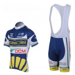 2013 Vacansoleil-DCM Pro Team Fahrradbekleidung Radteamtrikot Kurzarm+Kurz Radhose Kaufen blau 4FZG6
