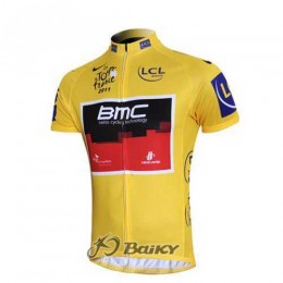 BMC 2011 Tour De France Fahrradtrikot Radsport gelb EWU02
