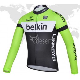 Belkin Pro Teams Fahrradbekleidung Radtrikot Langarmen 2014 CU4RL