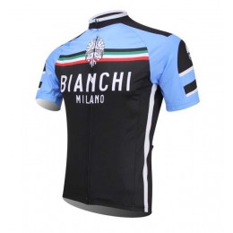 Bianchi 2014 Fahrradtrikot Radsport Schwarz blau 7MXJ5