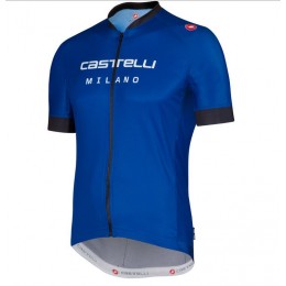 2016 Castelli Exclusive Milano Volo Fahrradbekleidung Radtrikot blau ILC8K
