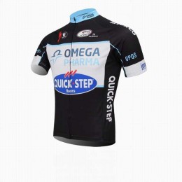 2014 Omega Pharma Quick Step Fahrradtrikot Radsport Schwarz 7E3PC