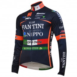 Nippo Vini Fantini Europa Ovini 2018 Fahrradbekleidung Radtrikot Langarm AA5MJ