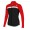 2016 Castelli Criterium Fahrradbekleidung Radtrikot Langarmen Schwarz Rot PC9BL