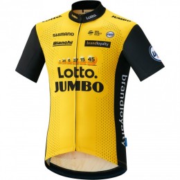 LottoNL-Jumbo 2018 Fahrradbekleidung Radtrikot JIQEH