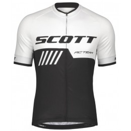 Scott RC TEAM 10 Fahrradbekleidung Radtrikot white/black TTY7A