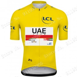 Gelb UAE Emirates Tour De France 2021 Fahrradtrikot Radsport 704 LdqMs