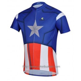 Captain America Fahrradtrikot Radsport PP1D2