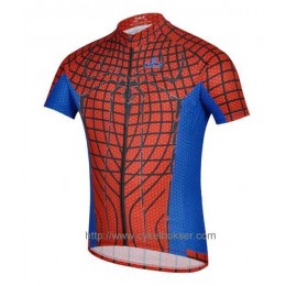 Spider-Man Fahrradtrikot Radsport Rot blau N27KS