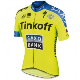 2015 Tinkoff Fahrradtrikot Radsport gelb blau R6VUQ