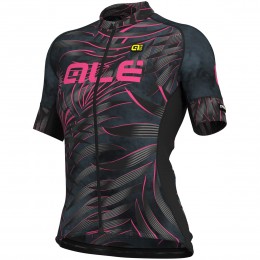 Damen Ale Graphics PRR Sunset-Schwarz roze Fahrradbekleidung Radtrikot XII5K