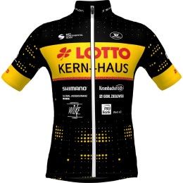 Team Lotto-Kern Haus 2023 Radtrikot kurzarm(langer Reißverschluss)-Radsport-Profi-Team